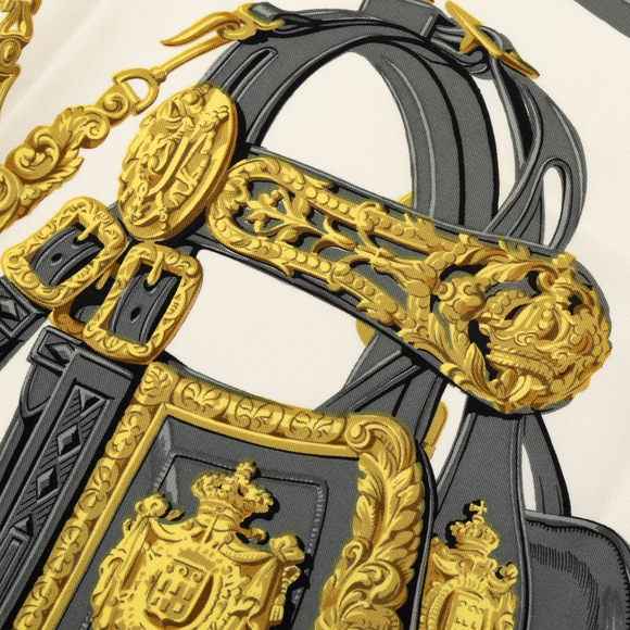 Pre-Loved Hermes Brides de Gala Silk Scarf 90 - Picture 8 of 10